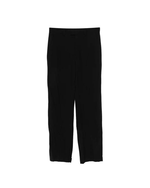 MM6 by Maison Margiela Black Pantalon De Costume À Fermeture Zippée for men