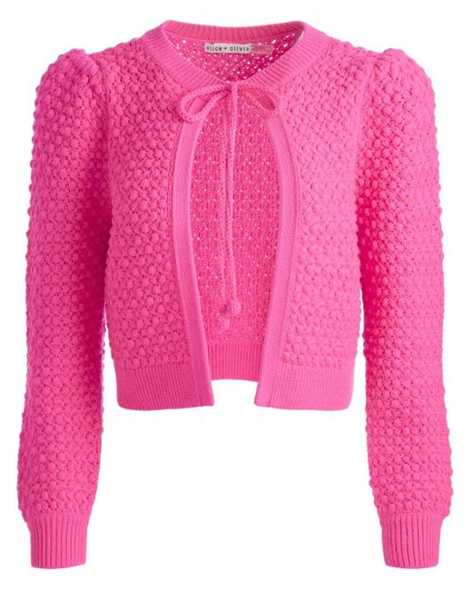 Alice + Olivia Kitty カーディガン Pink