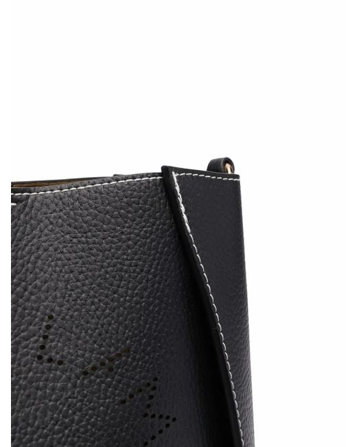 Stella McCartney Black Stella Logo Mini Crossbody Bag