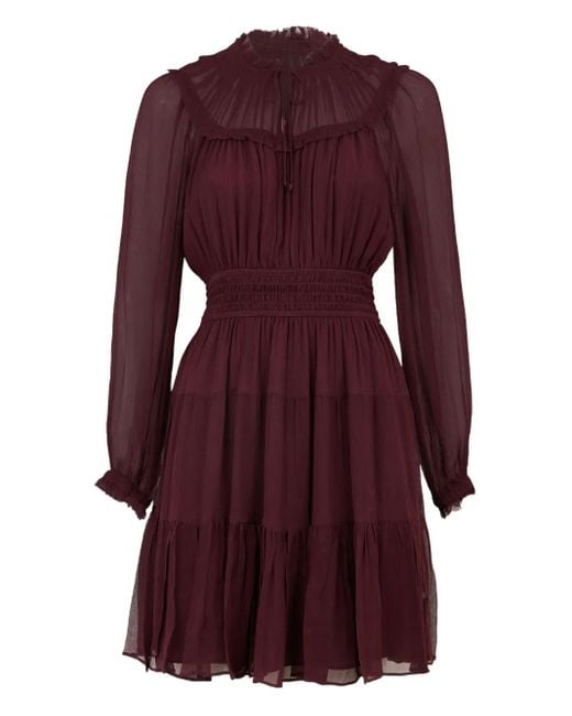 Vestido corto Ava Ulla Johnson de color Purple