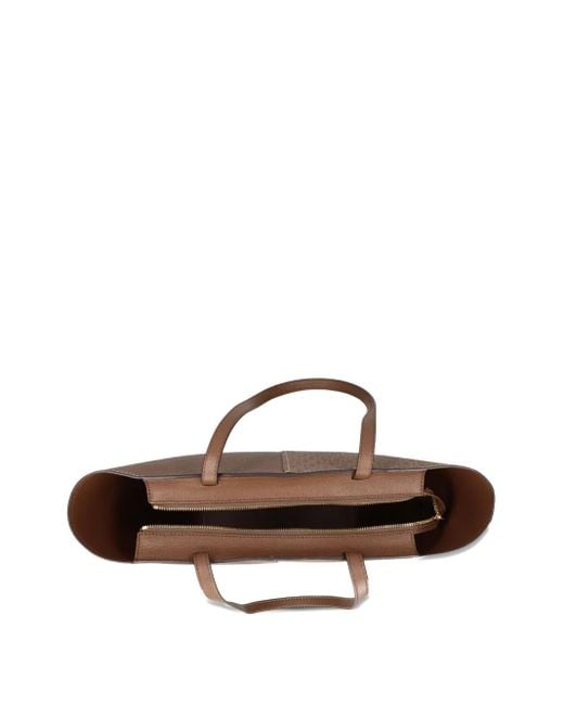 MICHAEL Michael Kors Brown Monogram Panel Tote Bag