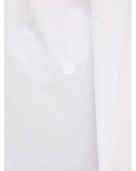 Boss White Pocket-detail Shirt