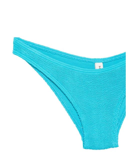 Bondeye Sign Textured Bikini Bottoms in Blue | Lyst