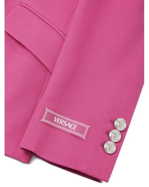 Versace Pink Tailored Blazer