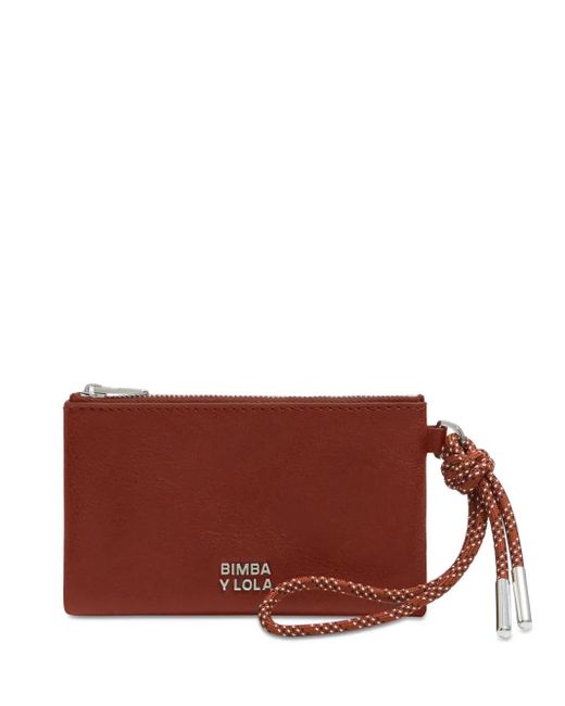 Bimba Y Lola Red Leather Coin Purse