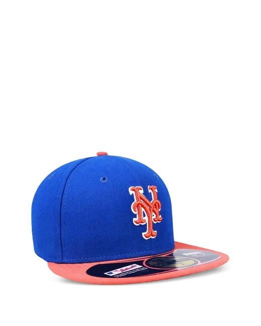 KTZ Blue 59Fifty New York Mets Mlb Cap