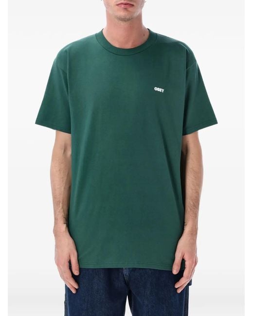 Obey Green Nouveau T-Shirt for men