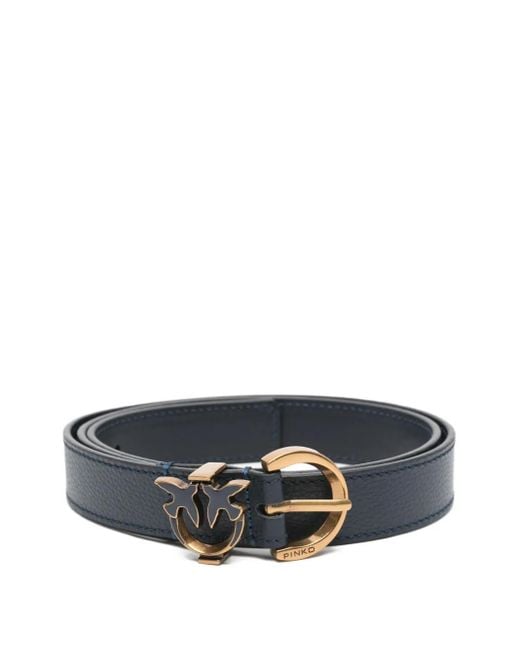 Pinko Gray Bird Buckle Belt