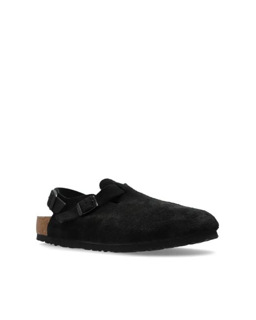 Birkenstock Black Tokio Suede Slingback Sandals for men
