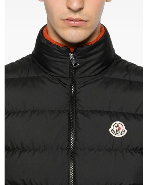 Chaleco Contrin Moncler de hombre de color Black