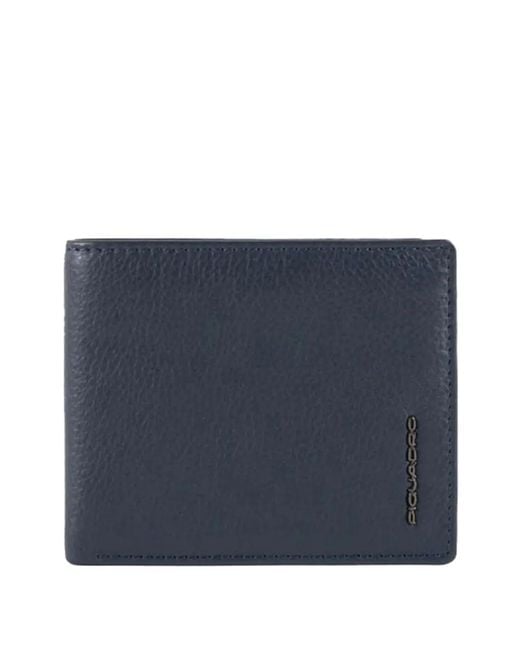 Piquadro Blue Logo-Lettering Wallet