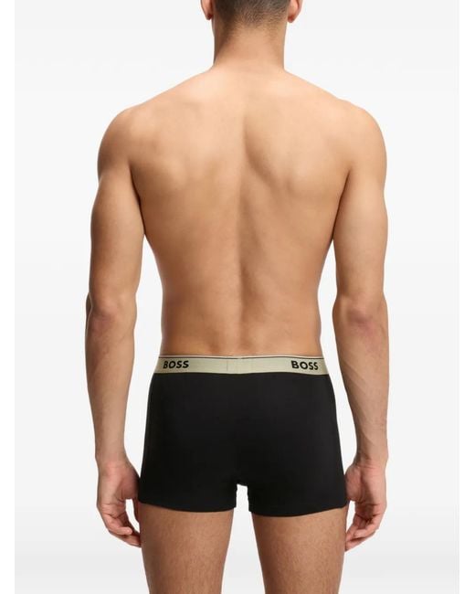Boss Green Logo-Waistband Boxers (Set Of Three) for men