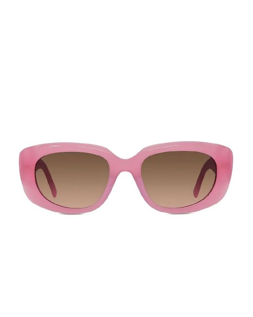 Givenchy Pink Oval-Frame Sunglasses