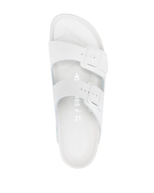 Birkenstock White Arizona Leather Sandals for men