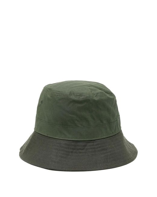 Barbour Green Brackley Wax Hat