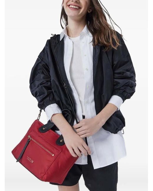 Tous Red Small Double-Handle Tote Bag