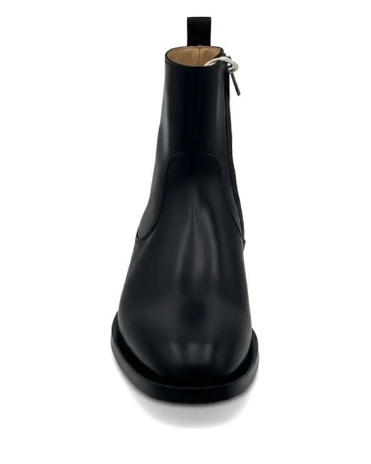 メンズ Brunello Cucinelli ポインテッドトゥ アンクルブーツ Black