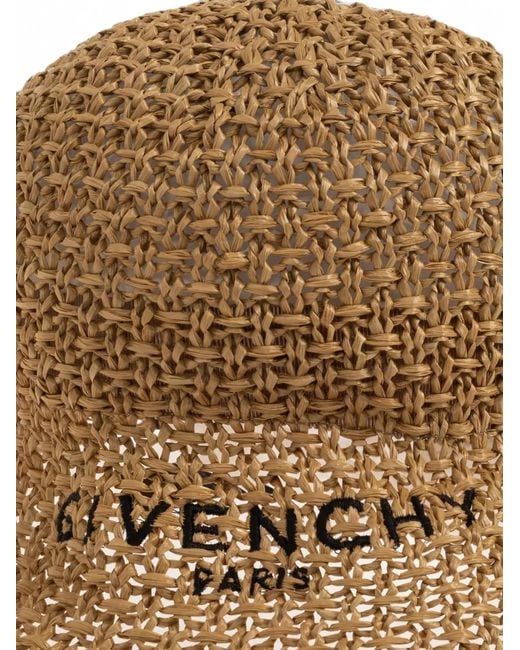 Givenchy Natural Hat With Logo