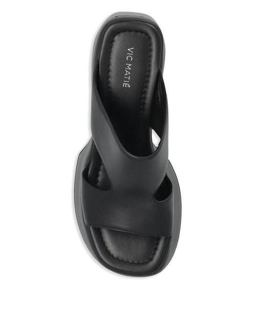 Vic Matié Black 110Mm Yoko Sandals