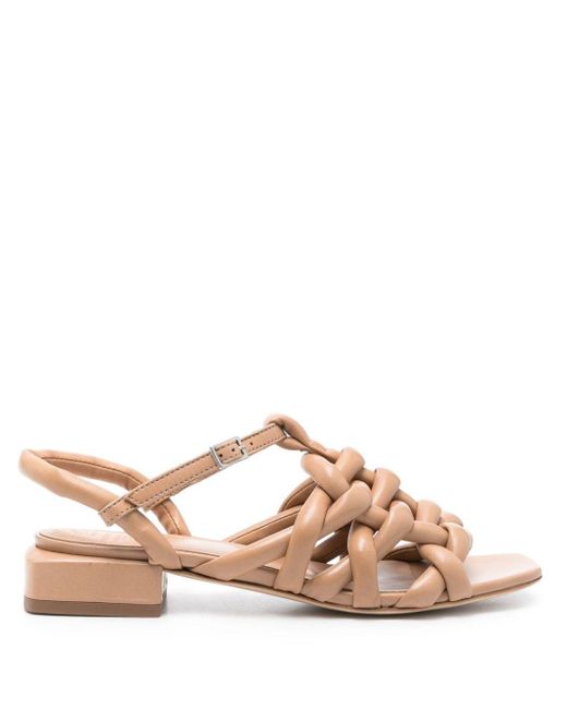 Officine Creative Brown Gillian Leather Sandals