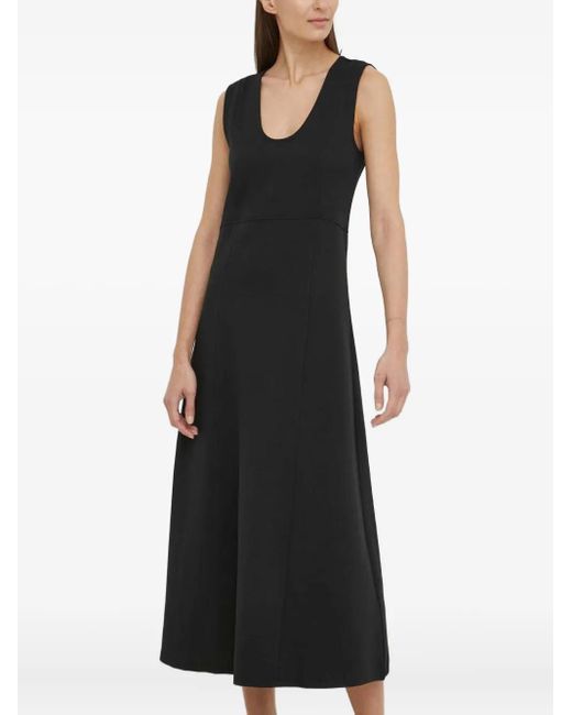 Marc O' Polo Black Sleeveless Midi Dress