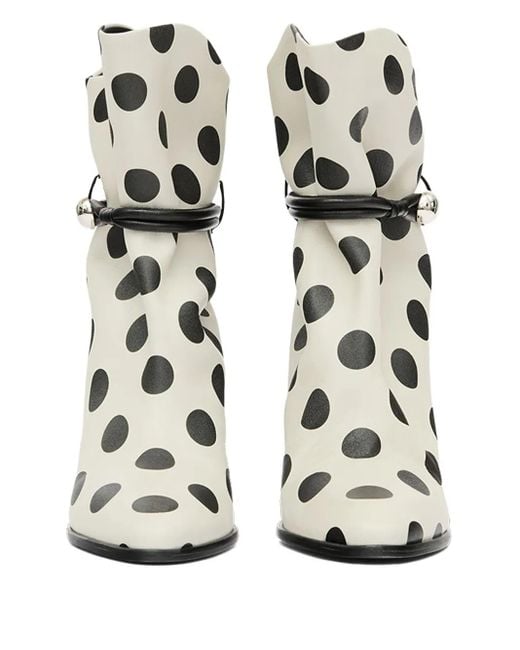 Isabel Marant White Lolya Stiefel 90mm