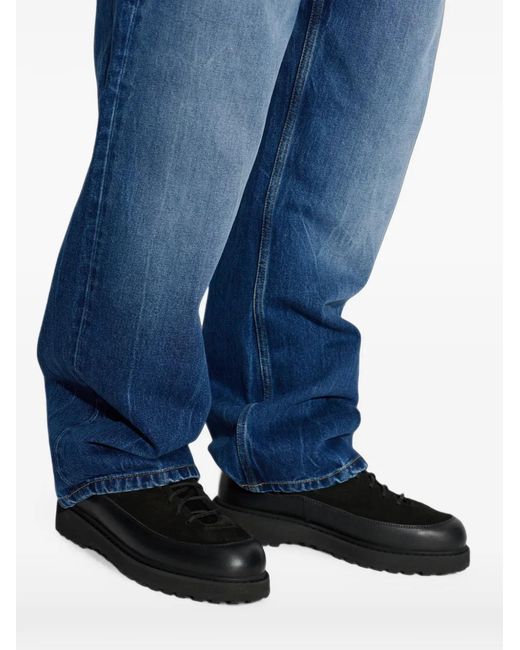 Diemme Black Cornaro Gala Suede Sneakers for men