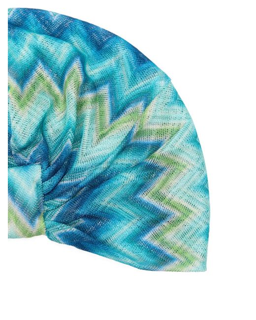 Missoni Blue Patterned Headband
