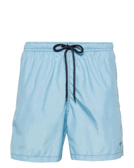 Drumohr Blue Logo-print Swim Shorts for men