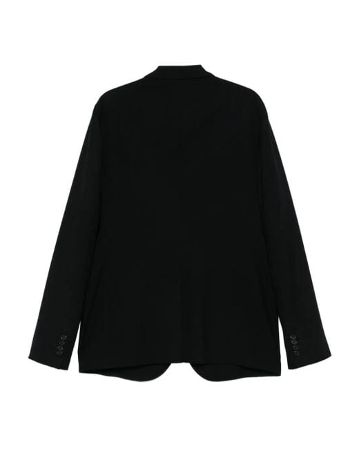 Givenchy Black Single-Breasted Wool Blazer for men