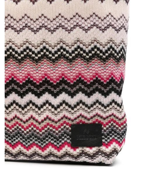 Missoni Pink Wave Tote Bag