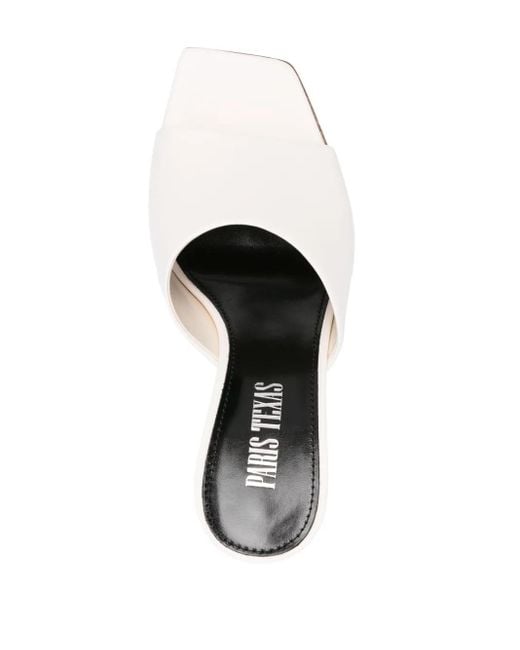 Paris Texas White Flat Shoes