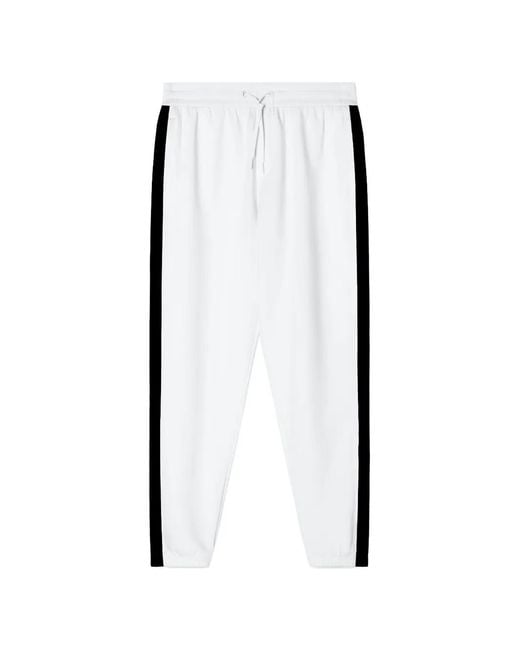 ARMANI EXCHANGE White Side-Stripe Track Pants for men