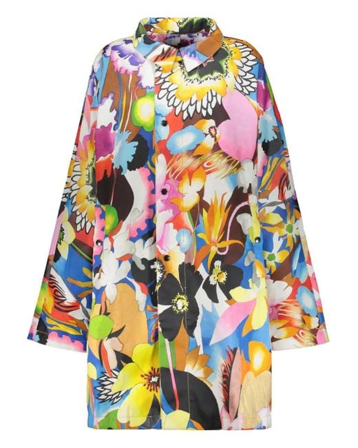 Missoni Yellow Printed Trench Coat