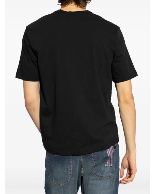 Paul Smith Black Skull Square T-Shirt for men