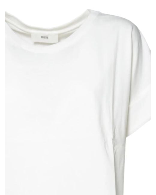 SOLOTRE White Cuffed T-Shirt
