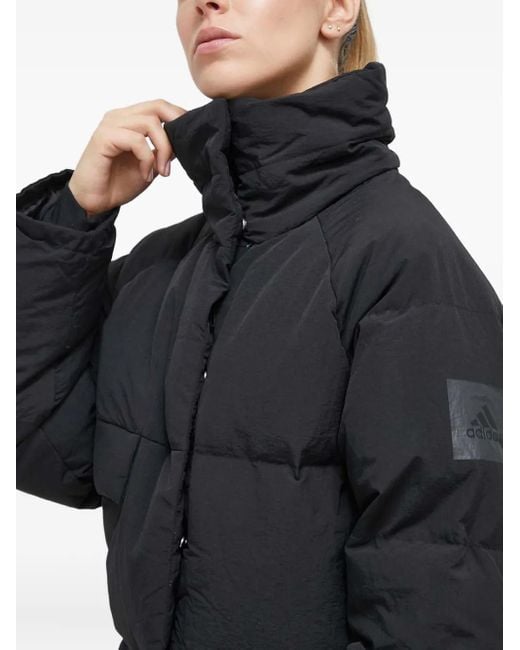 Adidas Black Quilted Puffer Jacket
