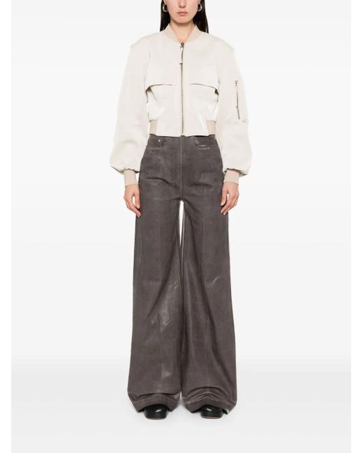 Rick Owens Gray Dirt Cooper Trousers