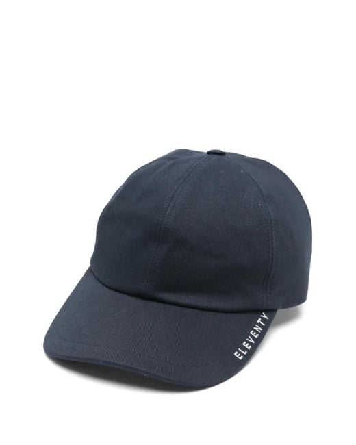 Eleventy Baseballkappe Mit Logo in Blue für Herren