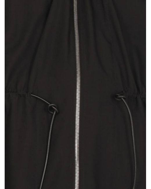 Rick Owens Black Wool Coat