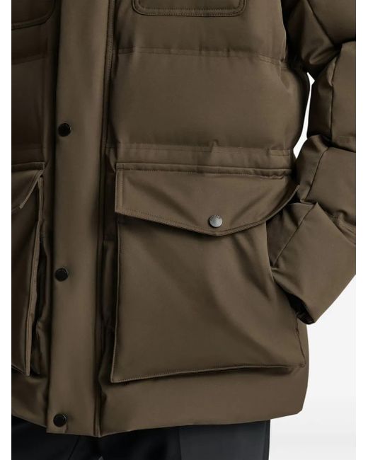 Fusalp Green Delano Detachable-Hood Parka for men