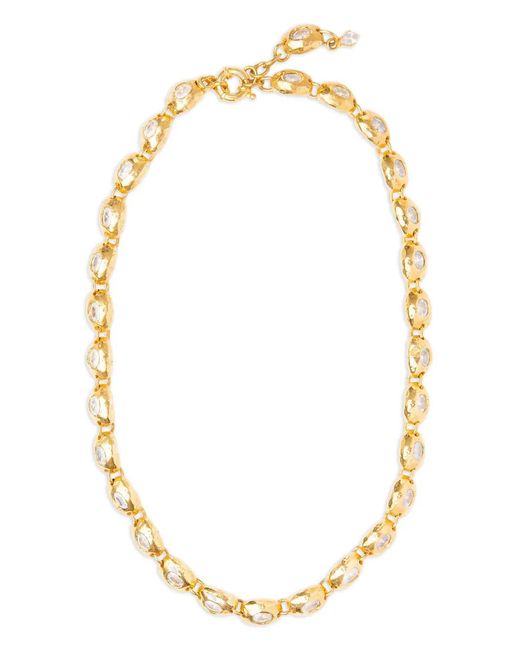 Nassimoto Metallic Mountain Crystal Necklace