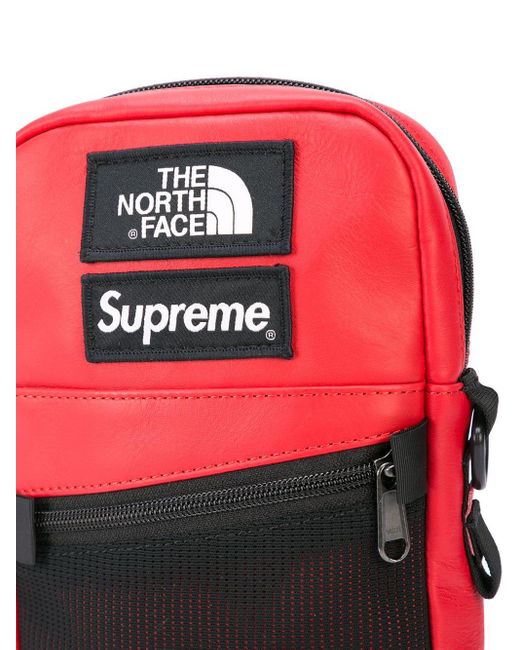 Supreme X The North Face Messenger Bag in Red for Men | Lyst UK