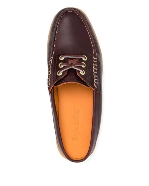 Timberland Brown Leather Slipper Mules for men