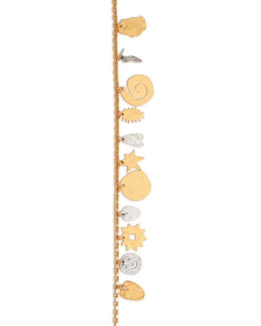 Bimba Y Lola Metallic Charm Necklace