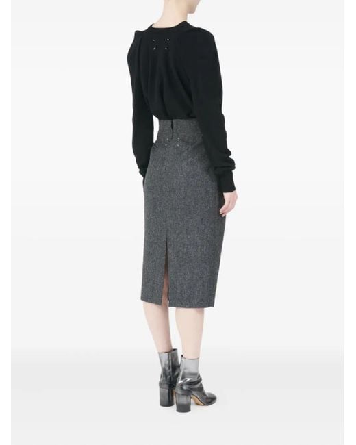 Maison Margiela プリーツ スカート Black