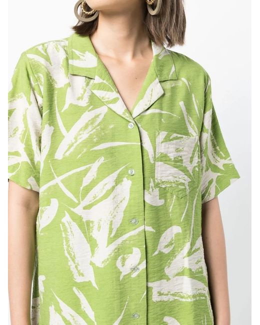 Bambah Green Linden Short-Sleeve Shirt