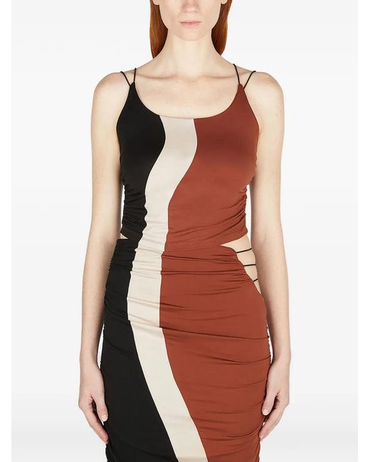 Ahluwalia Brown Elshadai Tank Top