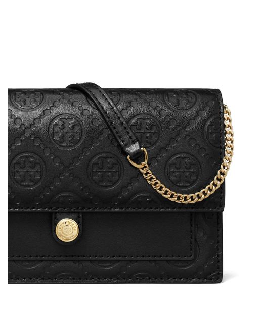 Tory Burch Black T Monogram Wallet