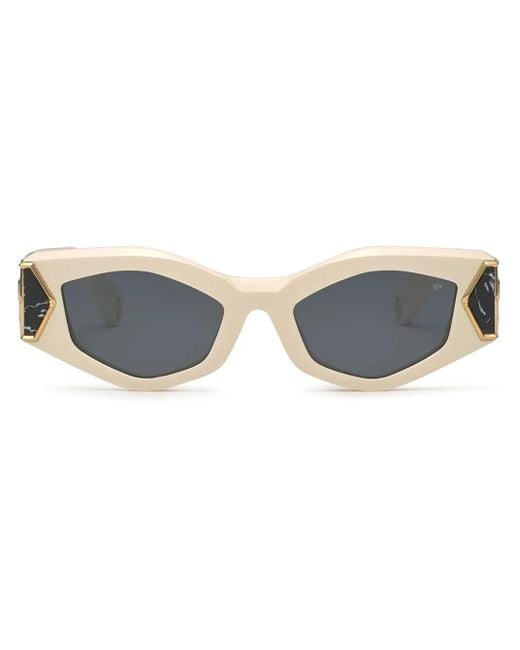 Philipp Plein Blue Plein Hera Cat-Eye Sunglasses